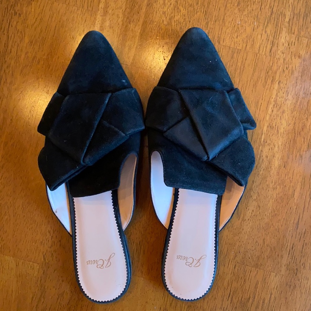 Jcrew Suede Mules
